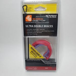 New Shock Doctor Ultra Double Braces Mouth Guard